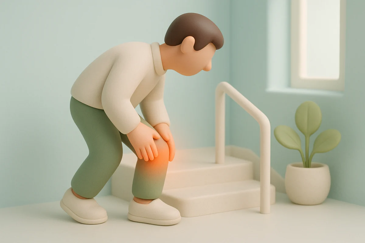 Dolor de rodilla al subir escaleras